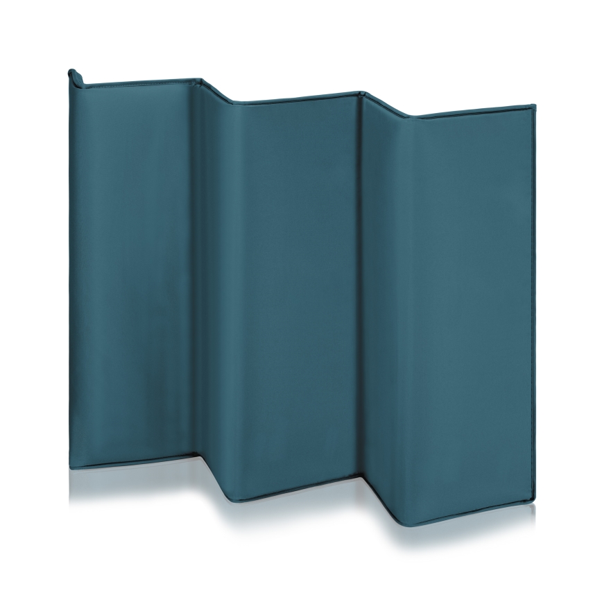 Lionelo - Преносима бебешка кошара FLOWER зелен тюркоаз