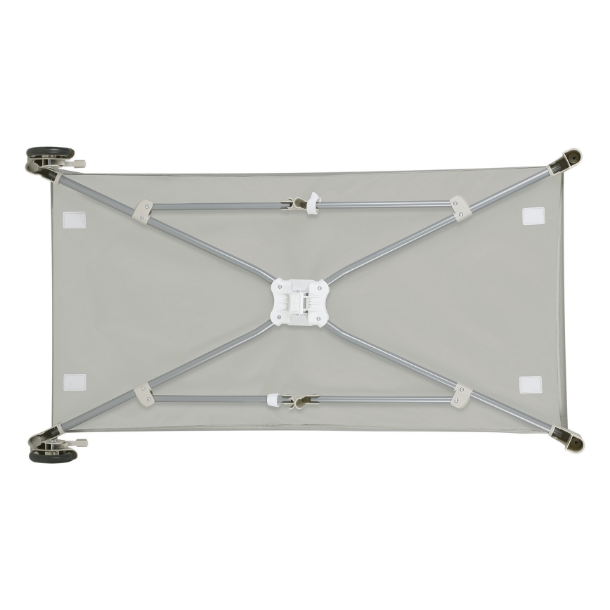 Lionelo - Преносима бебешка кошара FLOWER Капучино