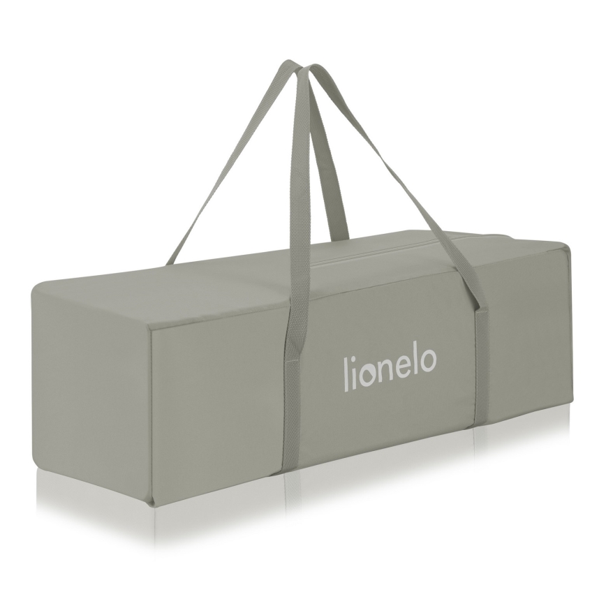 Lionelo - Преносима бебешка кошара FLOWER Капучино