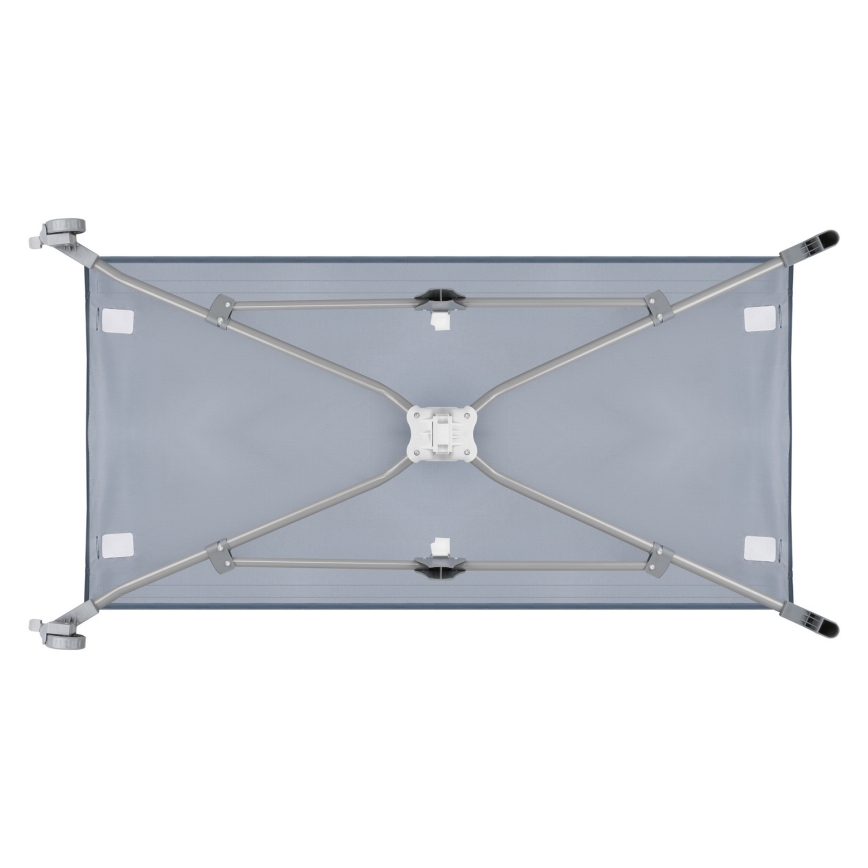 Lionelo - Преносима бебешка кошара STEFI синьо-сиво