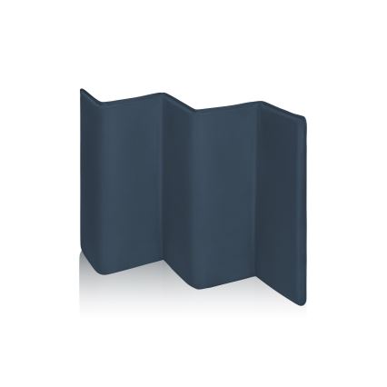 Lionelo - Преносима бебешка кошара STEFI синьо-сиво