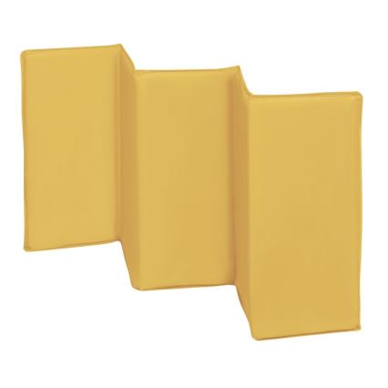 Lionelo - Преносима бебешка кошара SVEN PLUS сива/жълта