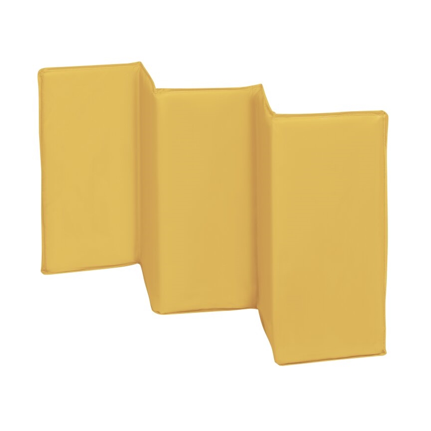 Lionelo - Преносима бебешка кошара SVEN PLUS сива/жълта