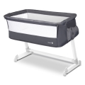 Lionelo - Преносима бебешка кошара THEO тъмносива