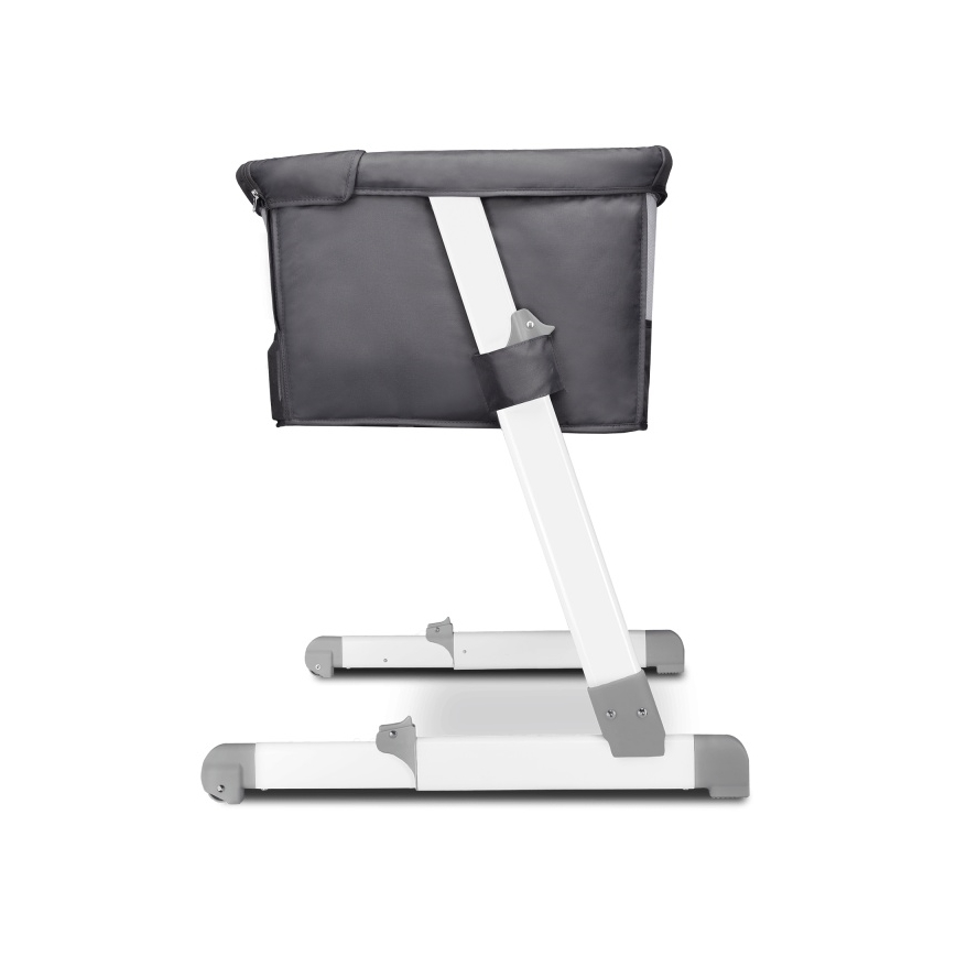 Lionelo - Преносима бебешка кошара THEO тъмносива