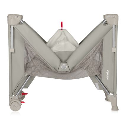 Lionelo - Преносима детска кошара 3 в 1 ELLEN, бежов пясък