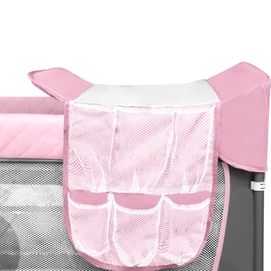 Lionelo - Преносима кошара FLOWER Flamingo