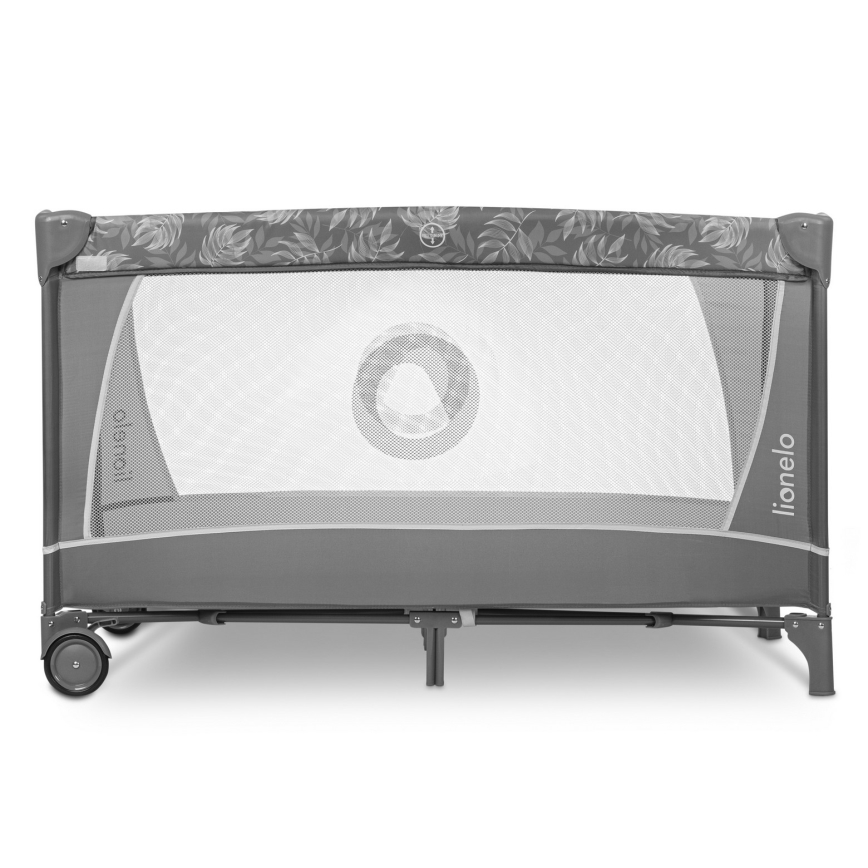 Lionelo - Преносима кошара FLOWER Grey Stone