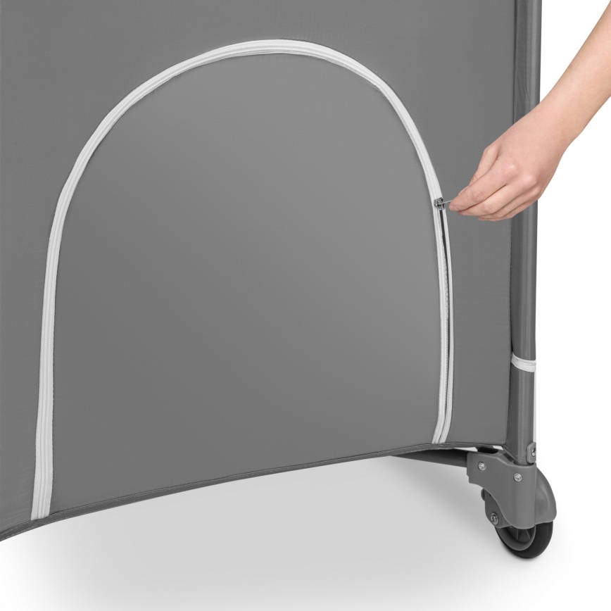 Lionelo - Преносима кошара FLOWER Grey Stone