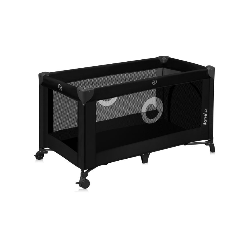 Lionelo - Преносима кошара STEFI Black Carbon