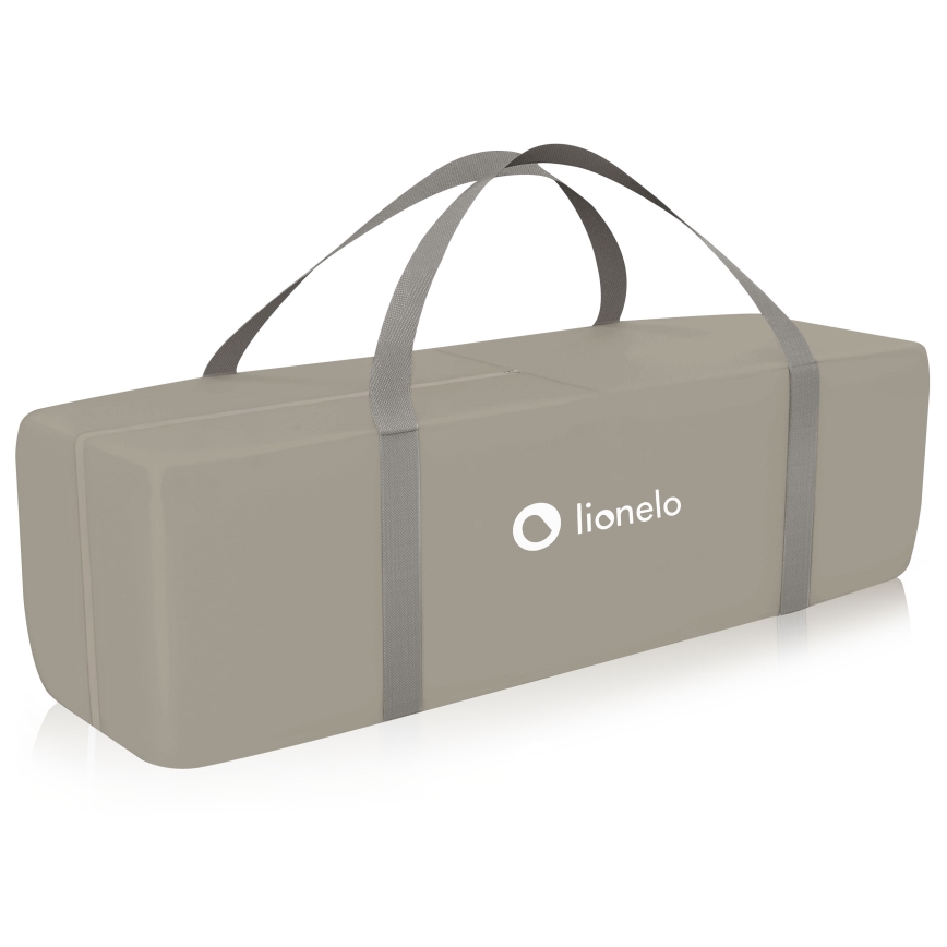Lionelo - Преносима кошара STEFI PLUS в бежово капучино