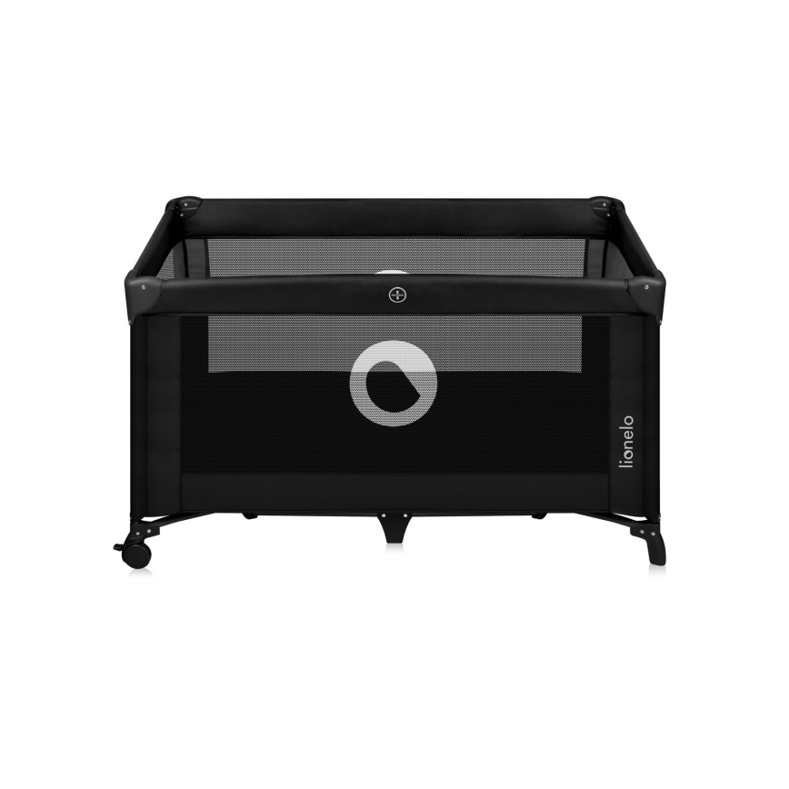 Lionelo - Преносима кошара за пътуване STEFI, Black Carbon