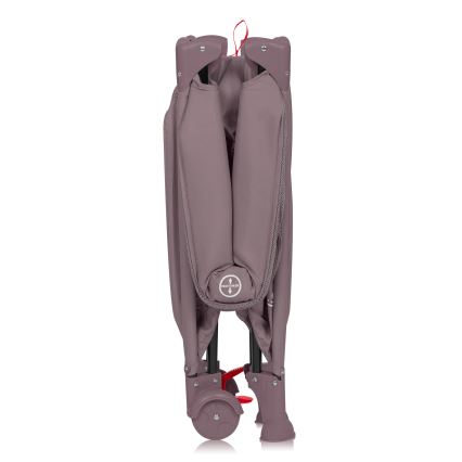 Lionelo - Преносимо бебешко креватче LAURA, розов нюд