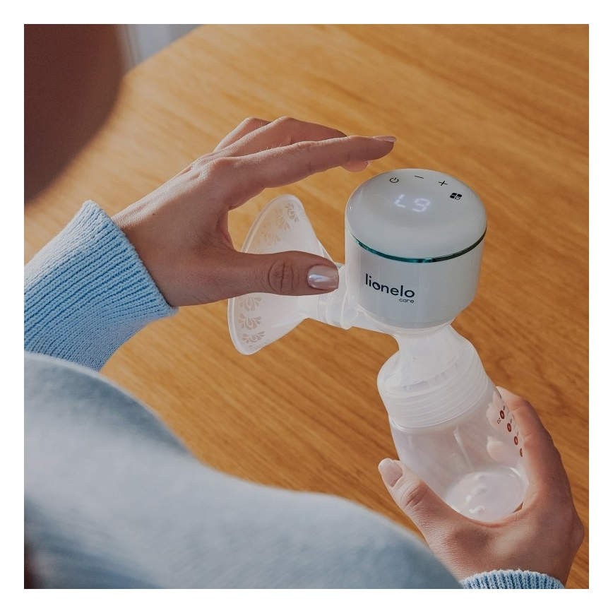 Lionelo - Електрическа презареждаема помпа за кърма FIDI PLUS 5V 1200 mAh 180 ml