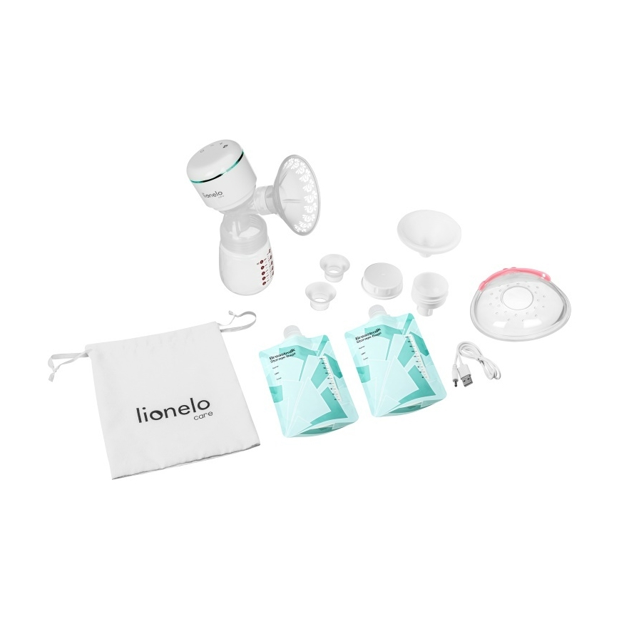 Lionelo - Електрическа презареждаема помпа за кърма FIDI PLUS 5V 1200 mAh 180 ml