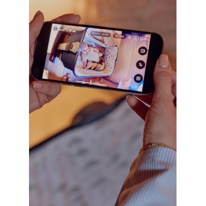 Lionelo - Презареждащ се детски бебефон BABYLINE GO 5V 3350 mAh