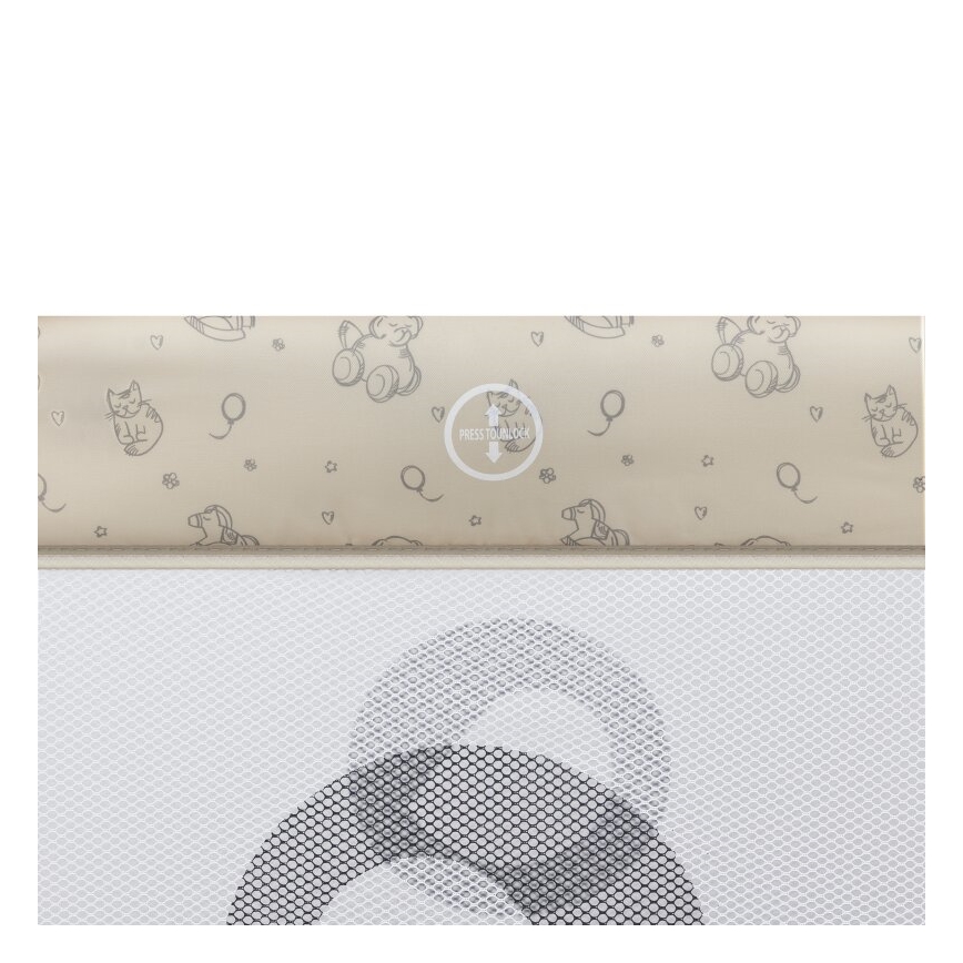 Lionelo - Пътна кошара SVEN PLUS бежова