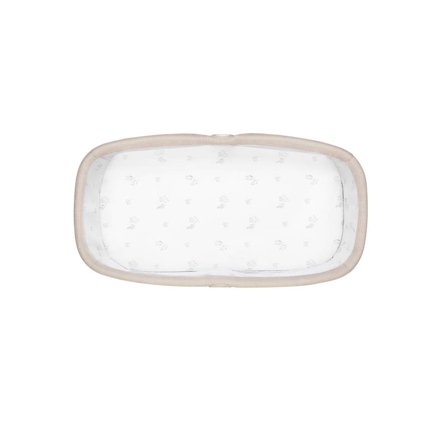 Lionelo - Пътна бебешка кошара 3 в 1 MALIN EVO бежов/натурален