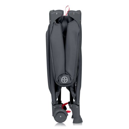 Lionelo - Пътна бебешка кошара LAURA, бетонно сива