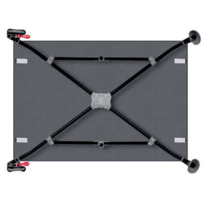 Lionelo - Пътна бебешка кошара LAURA, бетонно сива