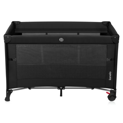 Lionelo - Пътна кошара 3 в 1 ELLEN Black Carbon