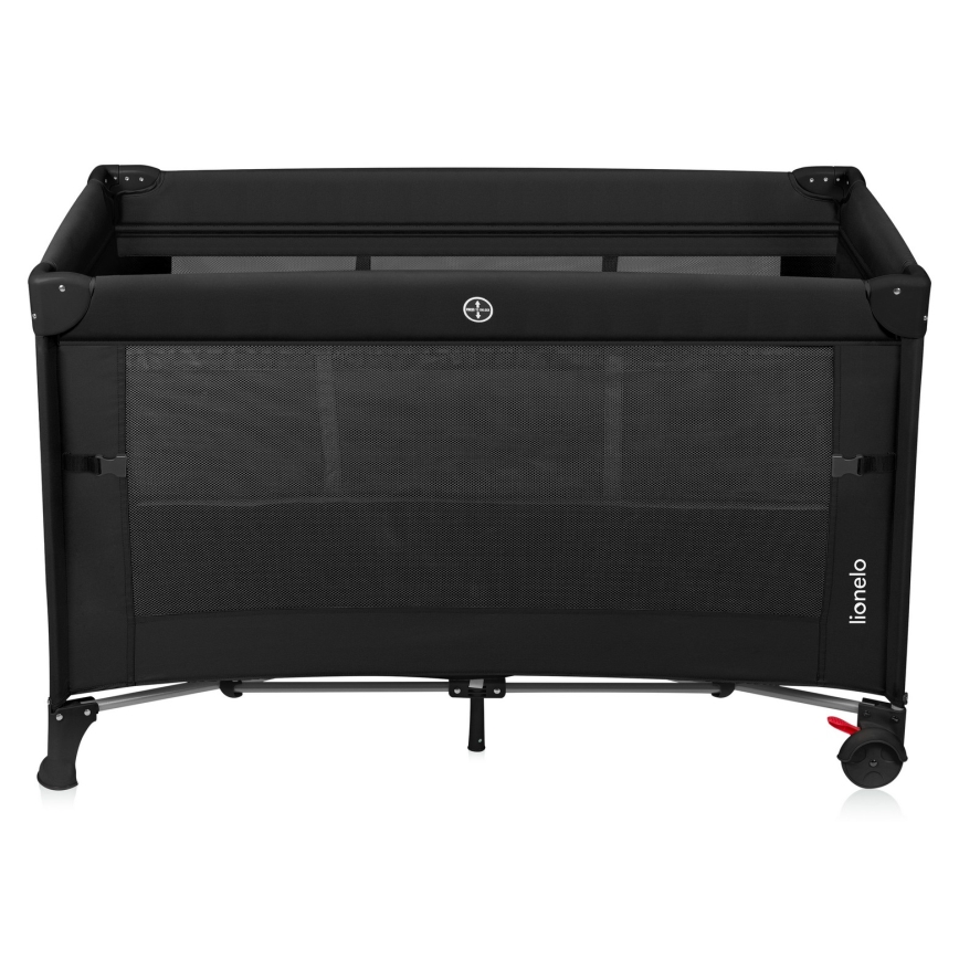 Lionelo - Пътна кошара 3 в 1 ELLEN Black Carbon