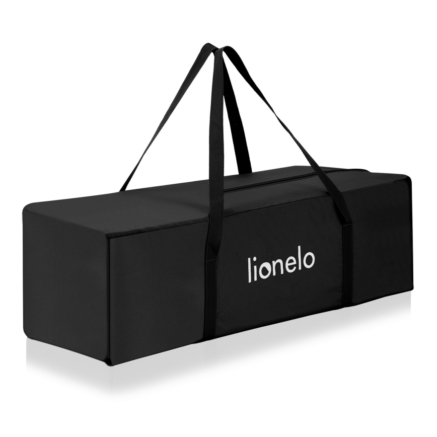 Lionelo - Пътна кошара 3 в 1 ELLEN Black Carbon