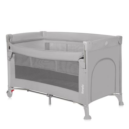 Lionelo - Пътна кошара 3 в 1 ELLEN Grey Concrete