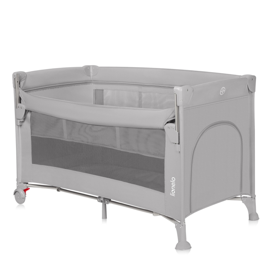 Lionelo - Пътна кошара 3 в 1 ELLEN Grey Concrete