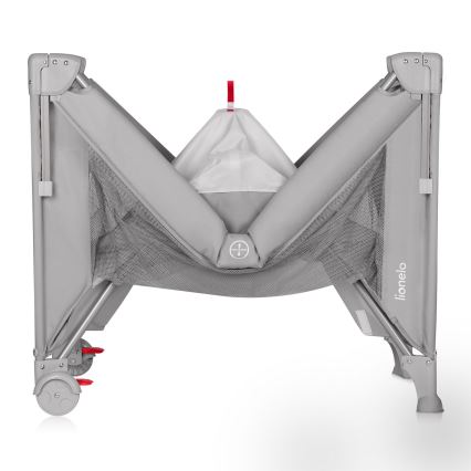 Lionelo - Пътна кошара 3 в 1 ELLEN Grey Concrete