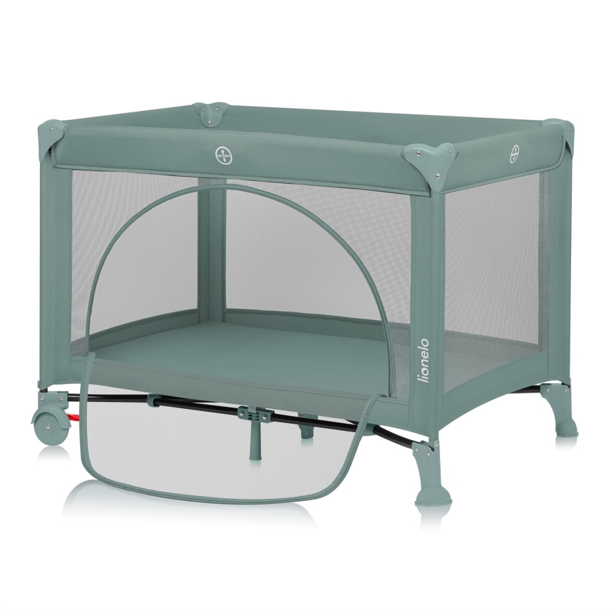 Lionelo - Пътна кошара LAURA, цвят сейдж