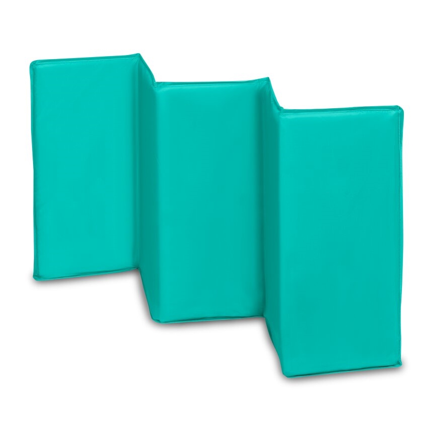 Lionelo - пътна кошара SVEN PLUS сива/тюркоазова