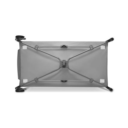 Lionelo - Пътно бебешко креватче STEFI PLUS сиво/бяло