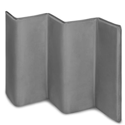 Lionelo - Пътно бебешко креватче STEFI PLUS сиво/бяло