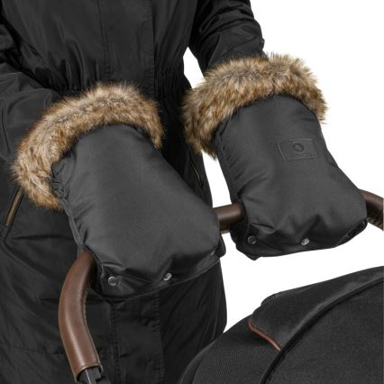 Lionelo - Ръкавици за детска количка HANDMUFF, черни