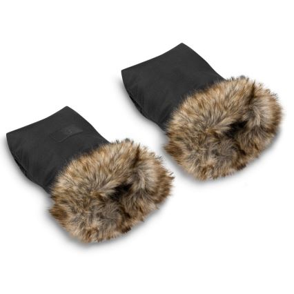 Lionelo - ръкавници за бебешка количка HANDMUFF, черни