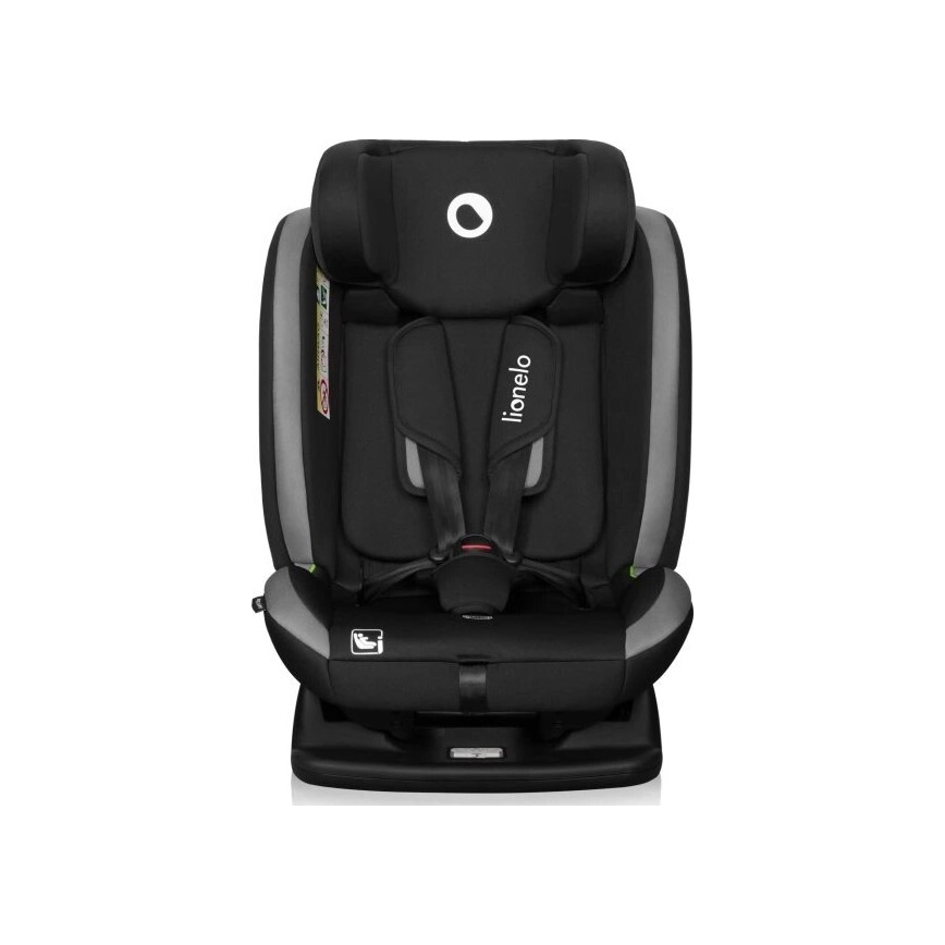 Lionelo - Седалка за кола AART i-Size 40-150 см черен/сив