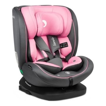 Lionelo - Седалка за кола BASTIAAN i-Size 40-150 см сив/розов