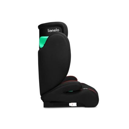 Lionelo - Седалка за кола HUGO i-Size 100-150 см черен/червен