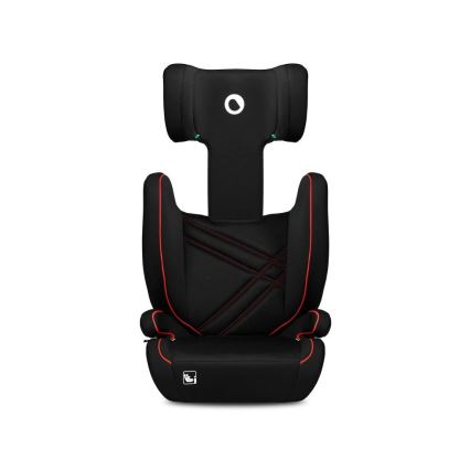Lionelo - Седалка за кола HUGO i-Size 100-150 см черен/червен