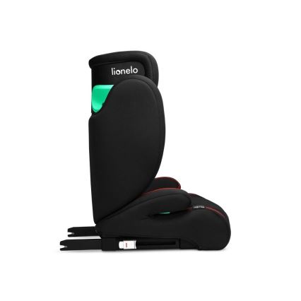Lionelo - Седалка за кола HUGO i-Size 100-150 см черен/червен
