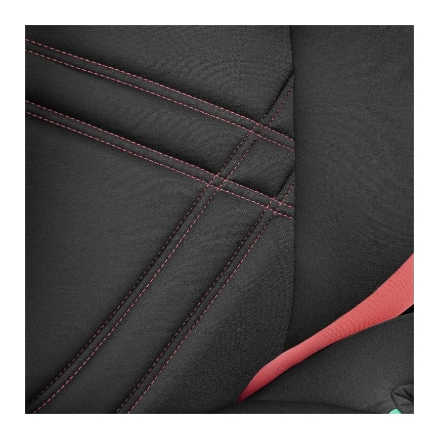 Lionelo - Седалка за кола HUGO i-Size 100-150 см черен/розов