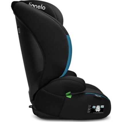 Lionelo - Седалка за кола LARS i-Size 100-150 см черен/син