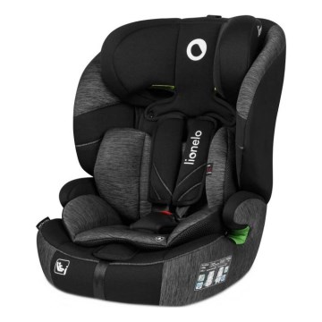 Lionelo - Седалка за кола LEVI ONE i-Size 76-150 см черен/сив