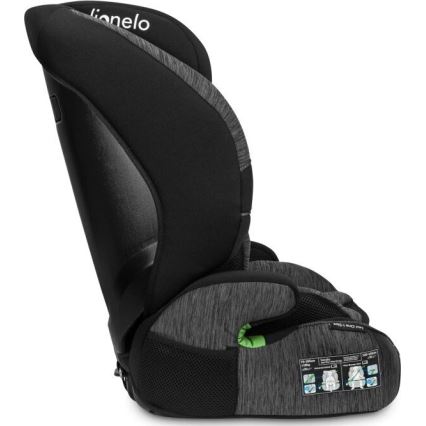 Lionelo - Седалка за кола LEVI ONE i-Size 76-150 см черен/сив