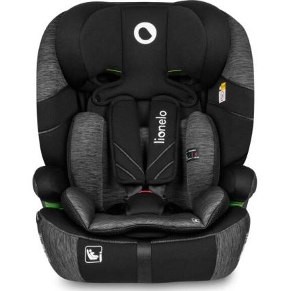 Lionelo - Седалка за кола LEVI ONE i-Size 76-150 см черен/сив