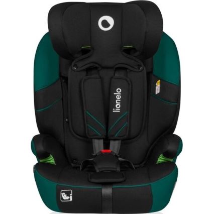 Lionelo - Седалка за кола LEVI ONE i-Size 76-150 см черен/зелен