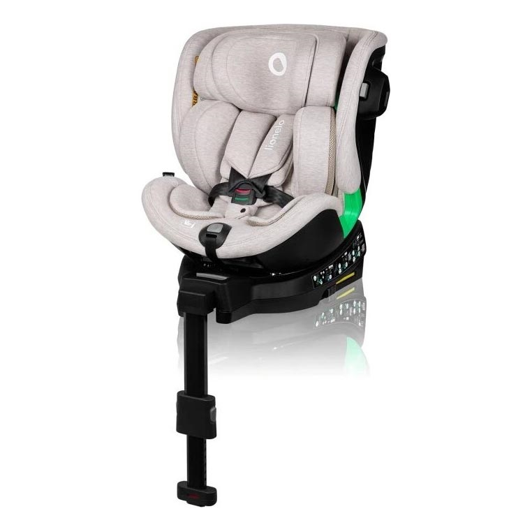 Lionelo - Седалка за кола с основа swivel HARMONY i-Size 40-150 см бежов