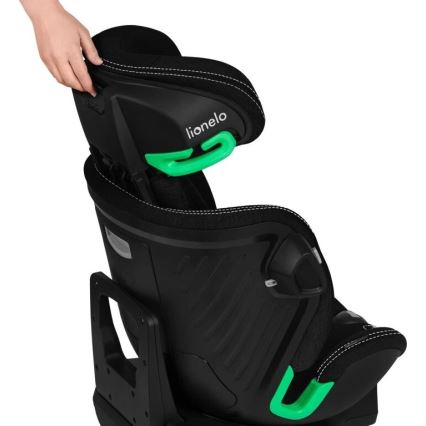 Lionelo - Седалка за кола с основа swivel HARMONY i-Size 40-150 см черен