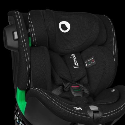 Lionelo - Седалка за кола с основа swivel HARMONY i-Size 40-150 см черен